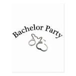 Bachelorette Party Handcuffs Post Card