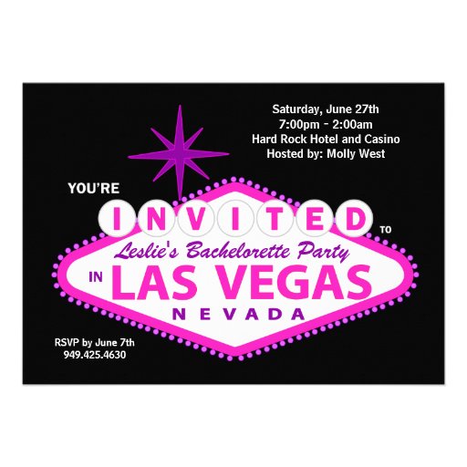 Bachelorette Party Invitation