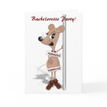 Bachelorette Party Invitation! Greeting Card