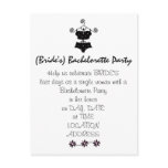 Bachelorette Party Invitation-Cute Lingerie Post Card