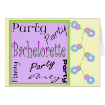 Bachelorette Party Invitations Card