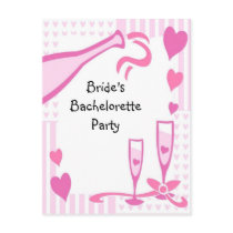 Bachelorette Party Invite Post Card