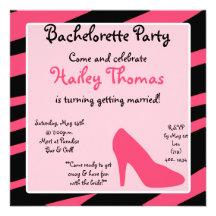 Bachelorette Party Personalized Invitation