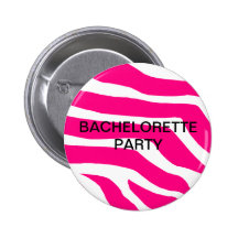 Bachelorette Party Pinback Buttons