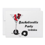 Bachelorette Party Red Invitation