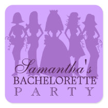 Bachelorette party sticker