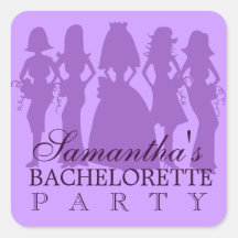 Bachelorette party sticker
