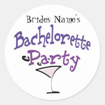 Bachelorette Party Stickers