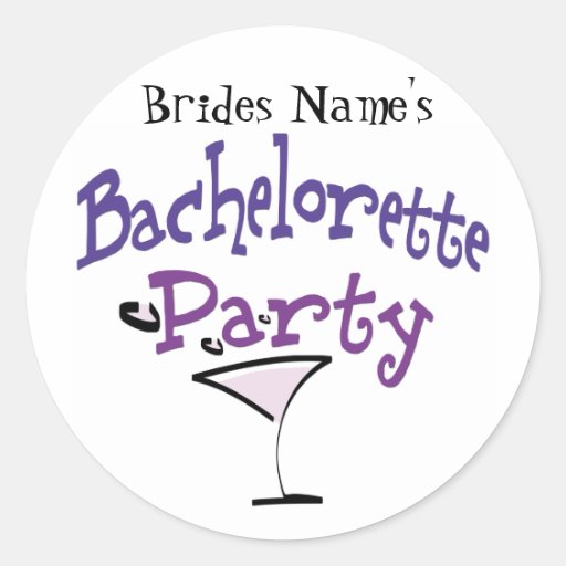 Bachelorette Party Stickers