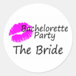 Bachelorette Party The Bride Stickers