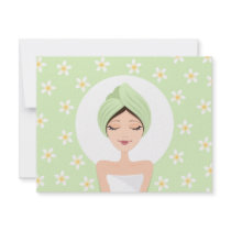 Bachelorette spa party invitation