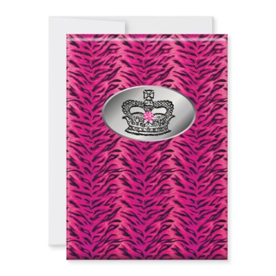 Bachelorette Zebra Jewellery Crown Party Invite Pi by thefashioncafe