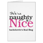 Bachelorettes Final Fling Pink cards