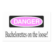 Bachelorettes On The Loose Round Stickers