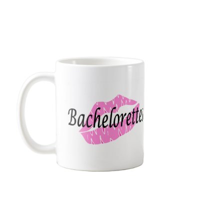 Bachelorettes (Pink Lips) Coffee Mugs by CelebrationZazzle