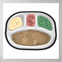 Bachelor's Dinner Tv Frozen Entree Print