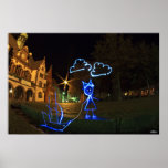 Bächlezauber bei Nacht Posters