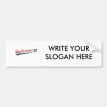 BACHMANN '12 LOGO BUMPER STICKERS
