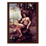 Bachus par Leonardo da Vinci (la meilleure qualité Carte Postale