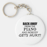 Back Away From The Piano Keychain