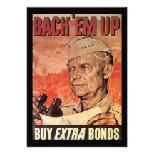 Back 'Em Up World War 2 Custom Invitation