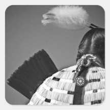 Back Feather Sticker
