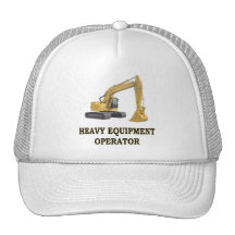 BACK HOE TRUCKER HAT