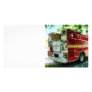 Back of Fire Truck Photo Card Template