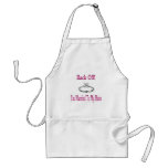 back off im married to my hero aprons