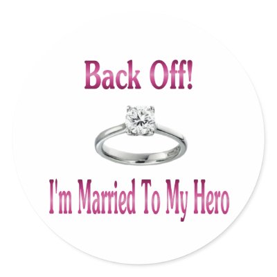 back off im married to my hero by camobabygifts
