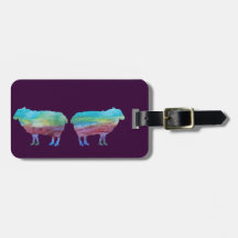 Back to Back Colorwashed Sheep