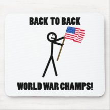 Back to Back World War Champs Mouse Pad