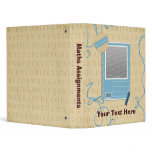 Back to school assignment folder vinyl binder