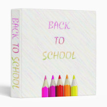 Back To School  Binder
