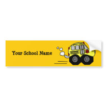 Back to School Bus Bumper Stickers