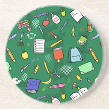 "Back to school" coaster