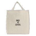 Back to School Embroidered Bag embroidered bags