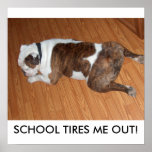 Back To School Poster/Sullivan the Bulldog