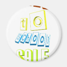 Back to school refrigerator magnets