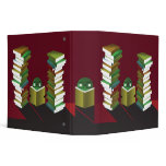 back to school serious bookworm 3 ring binder