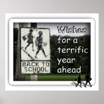 Back To School Sign Poster
