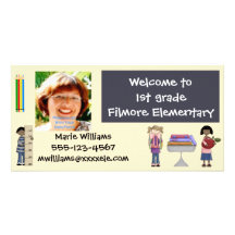 Back To School Teacher Cards Photo Greeting Card