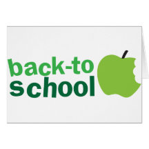 back to school with green apple card