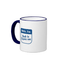 Back to square one coffee mug