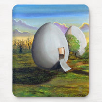 back to the egg! mouse pads