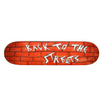 Back to the Streets, by AV Personalisiertes Skatedeck