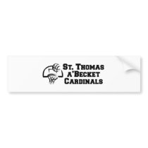 Backboard design - black bumper stickers