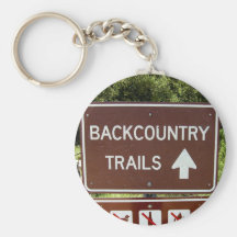 Backcountry Trails Sign Key Chain