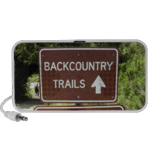 Backcountry Trails Sign Notebook Speaker