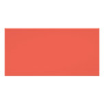 Background Color - Coral Personalized Photo Card